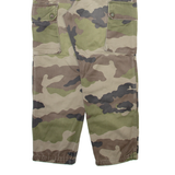 Camo Cargo Womens Trousers Green Relaxed Tapered W24 L26