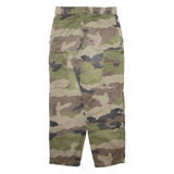 Camo Cargo Womens Trousers Green Relaxed Tapered W24 L26