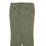 WORK NOT WORK Mens Trousers Green Regular Tapered W32 L31