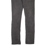 LEVI'S 65504 Mens Jeans Grey Slim Straight W32 L34