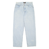 DICKIES Workwear Mens Jeans Blue Loose Straight W34 L32