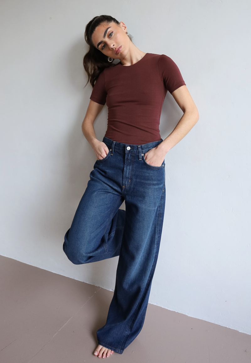 Organic Cotton Crew T-Shirt, Winter Berry