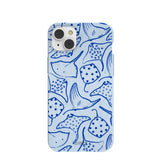Powder Blue Stingray Fever iPhone 14 Plus Case