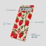 Seashell Strawboories Google Pixel 6a Case