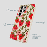 Seashell Strawboories Samsung Galaxy S25 Ultra Case