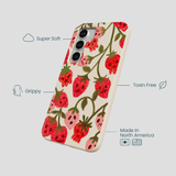 Seashell Strawboories Samsung Galaxy S25 Case