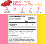 Super Troop - 6 Mushroom Blend Energy/ Immunity Gummies