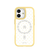 Clear Sugar Dots iPhone 17 Case With Sunbeam Ridge (MagSafe included)