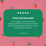 Bubblegum Pink Summer Berries iPhone 13 Case