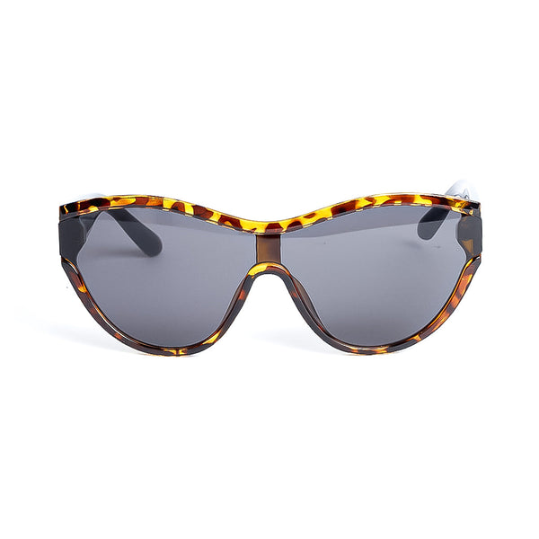 Retro Futuristic Visor in Tortoiseshell