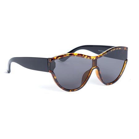 Retro Futuristic Visor in Tortoiseshell