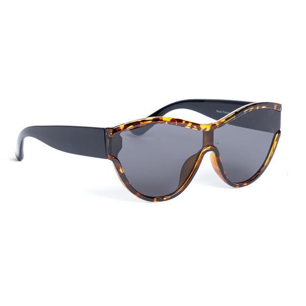 Retro Futuristic Visor in Tortoiseshell