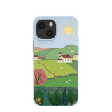 Powder Blue Sunny Countryside iPhone 13 Mini Case