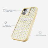Clear Sunny Spots iPhone 17 Case With Sunbeam Ridge (MagSafe included)