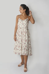 Sunset Scenes Strappy Midi Dress