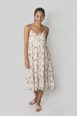 Sunset Scenes Strappy Midi Dress