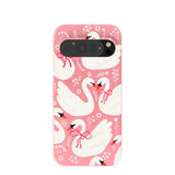 Bubblegum Pink Swan Garden Google Pixel 9/9 Pro Case