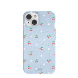 Powder Blue Sweet Cherries iPhone 14/16e Case