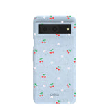 Powder Blue Sweet Cherries Google Pixel 8 Case
