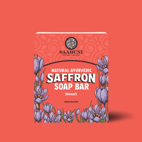 Saffron Massaging Handmade Soap Bar