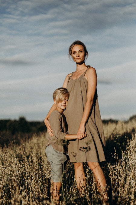 Back to nature muslin shirt - Sand