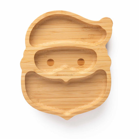 Bamboo Santa Claus Suction Plate