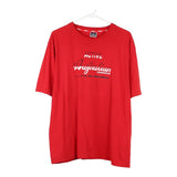 Australian Spellout T-Shirt - 2XL Red Cotton Blend