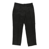 Carlo Pignatelli Trousers - 33W 29L Black Acetate