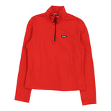 Colmar 1/4 Zip - Medium Red Polyester Blend