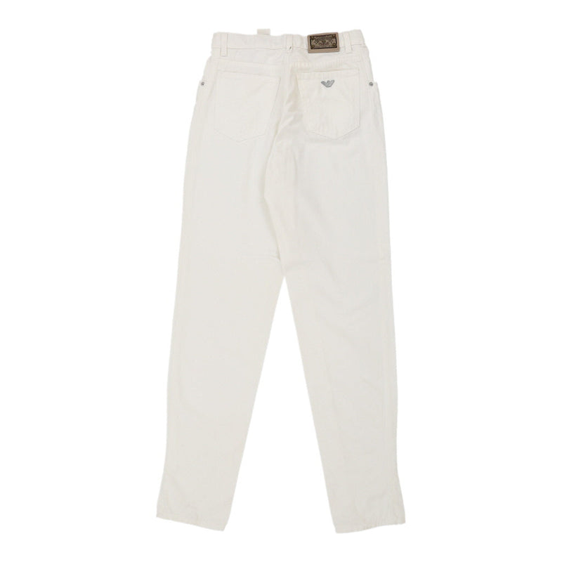 Giorgio Armani Jeans - 28W UK 8 White Cotton