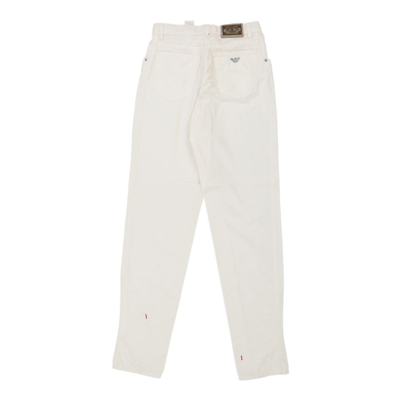 Giorgio Armani Jeans - 28W UK 8 White Cotton