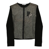 Age 12-14 Patrizia Pepe Zip Up - Large Black Cotton