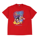 Vintage red 2005 Disney T-Shirt - mens x-large