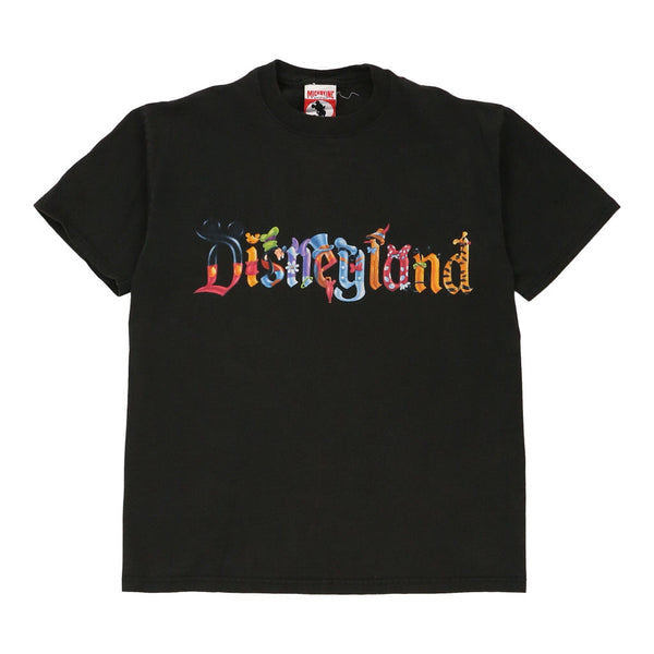 Disney Spellout T-Shirt - Small Black Cotton