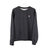 Fila Sweatshirt - 2XL Grey Cotton Blend