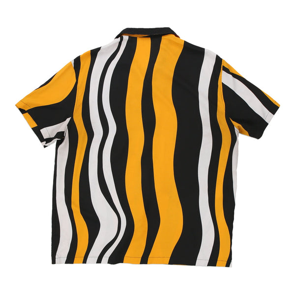 Vintage block colour Unbranded Patterned Shirt - mens large