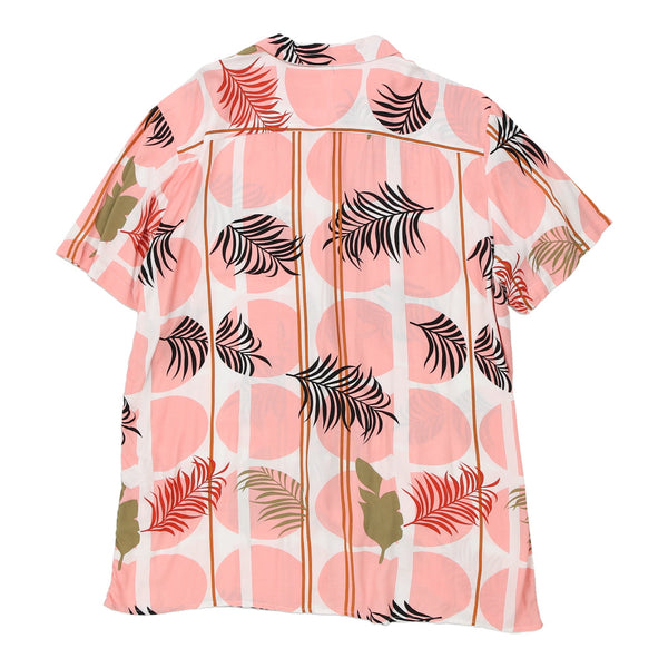 Vintage pink Unbranded Hawaiian Shirt - mens large