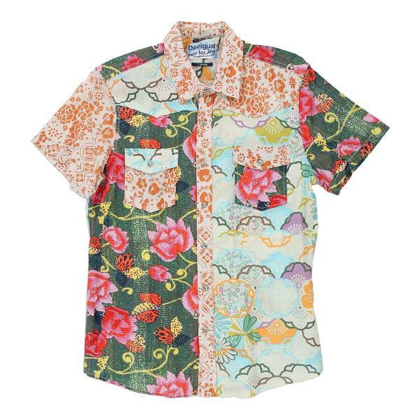Vintage multicoloured Desigual Patterned Shirt - mens large