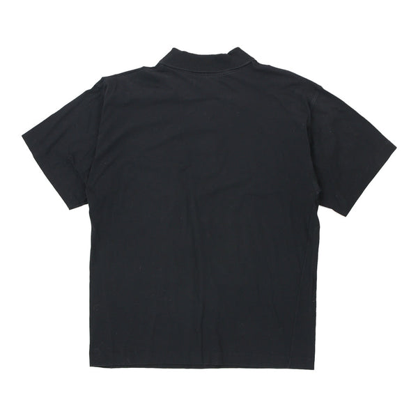 Vintage black Unbranded Polo Shirt - mens medium