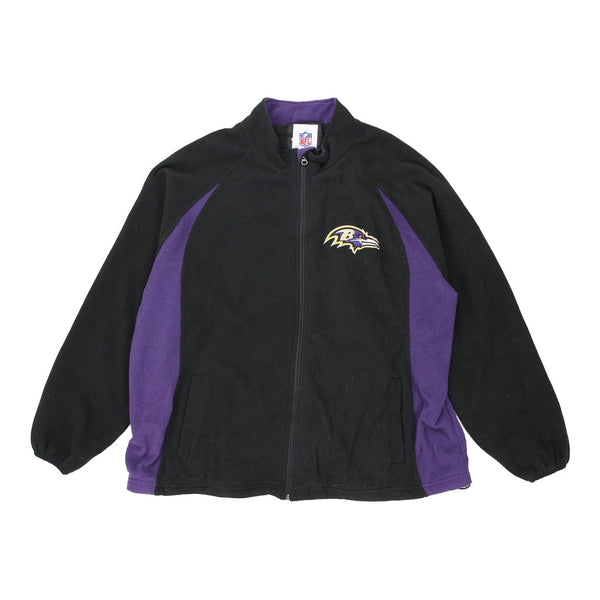 Vintage black Baltimore Ravens Nfl Fleece - mens x-large