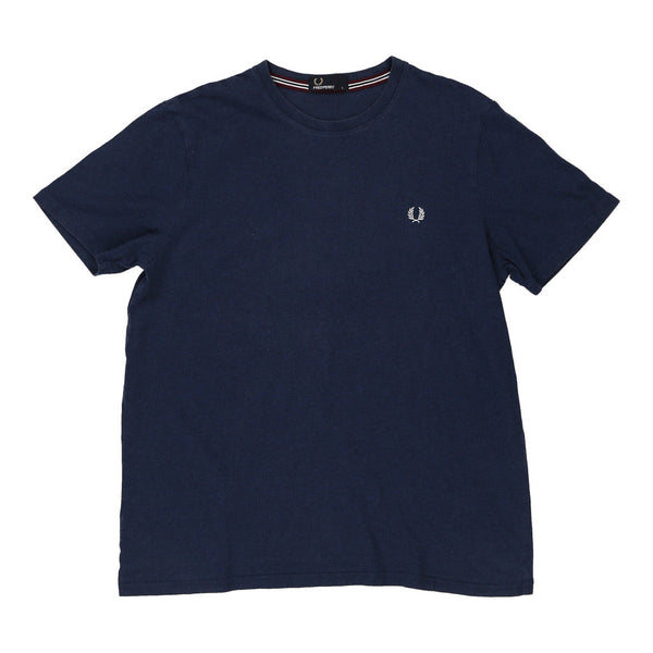 Vintage navy Fred Perry T-Shirt - mens large