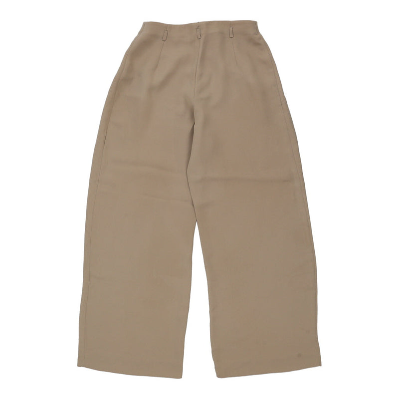 Giorgio Armani Trousers - 28W UK 10 Brown Polyester Blend