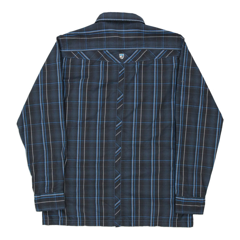 Kuhl Checked Shirt - Medium Navy Cotton