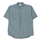 Rei Short Sleeve Shirt - XL Blue Cotton