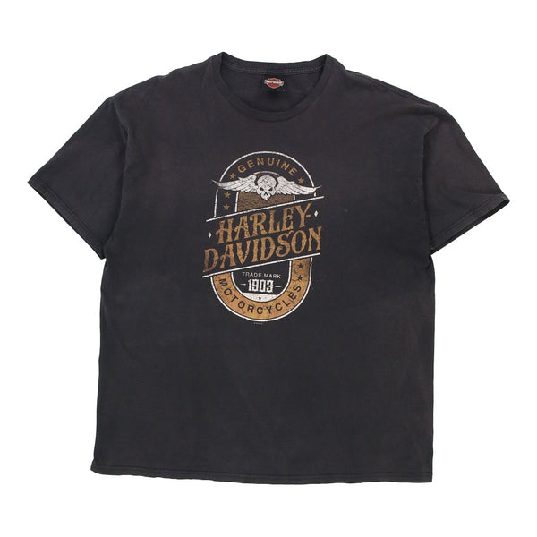 Vintage black Moor Park, CA Harley Davidson T-Shirt - mens x-large