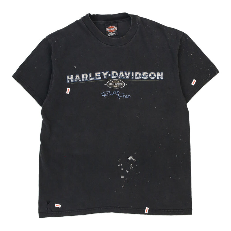 Vintage black California Harley Davidson T-Shirt - mens large
