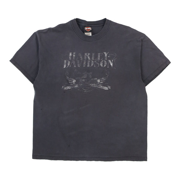Vintage black York, PA Harley Davidson T-Shirt - mens x-large