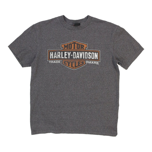 Vintage grey Green Bay, WI Harley Davidson T-Shirt - mens large