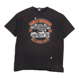 Vintage black Aruba Harley Davidson T-Shirt - mens xx-large