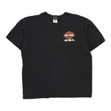 Vintage black Perrysburg, Ohio Harley Davidson T-Shirt - mens x-large